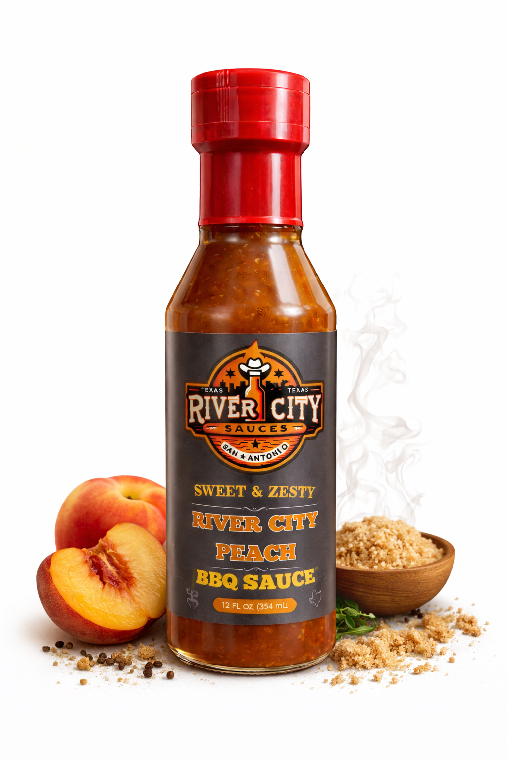 River City Sauces River City Peach BBQ Sauce - Image 4